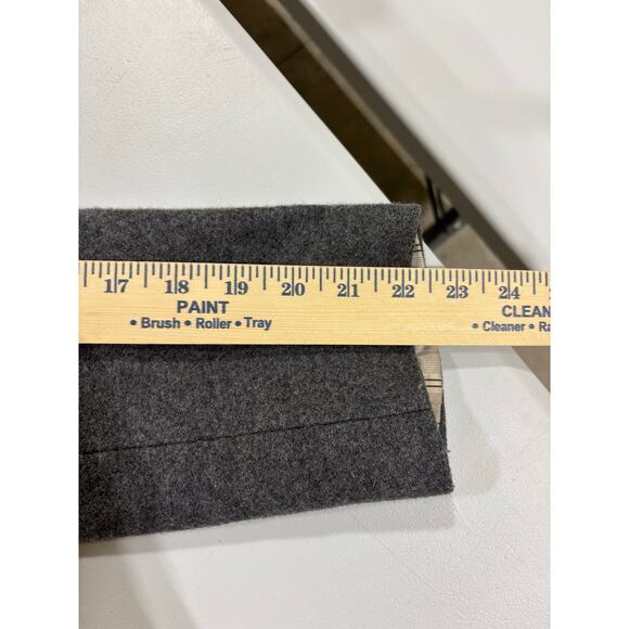 Banana Republic Wool Melange Peacoat Gray Size Large Double Breasted quiet luxe - Picture 9 of 9